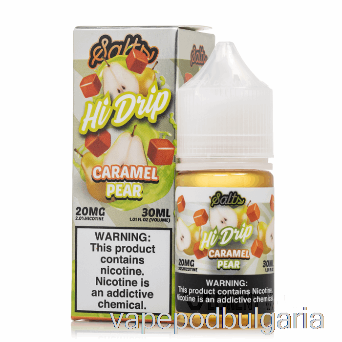 Vape Bulgaria Caramel Pear - Hi-drip Salts - 30ml 50mg